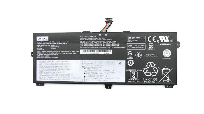 New Genuine Lenovo ThinkPad X390 Yoga 20NQ 50Wh 3Cell Battery 5B10W139 ...