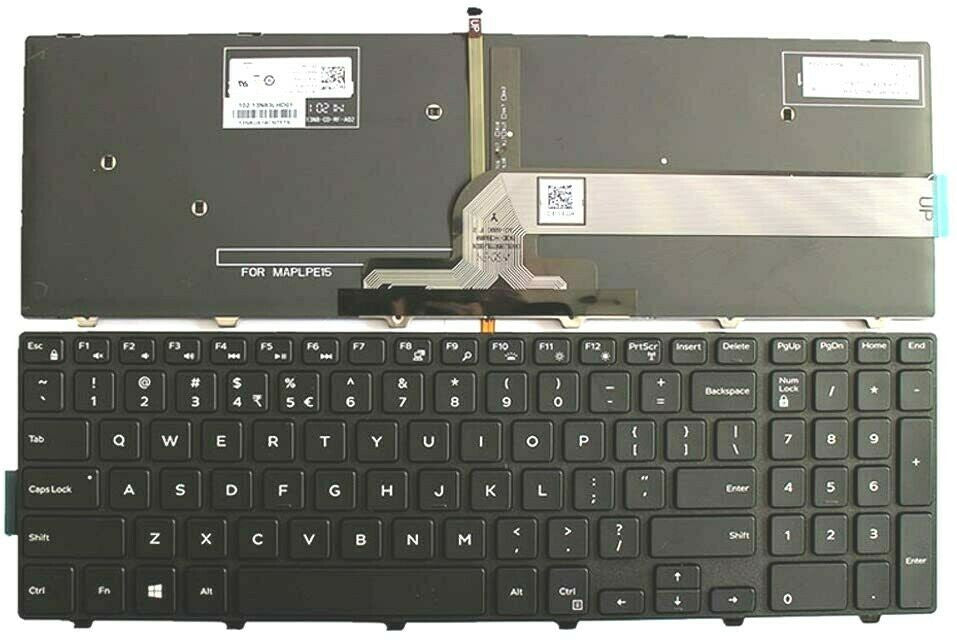 New Genuine Dell Inspiron 5542 Latitude 3550 Backlit Keyboard 51CHY 05 ...