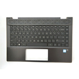 New Genuine HP Pavilion x360 14-cd 14m-cd0001dx Palmrest Keyboard