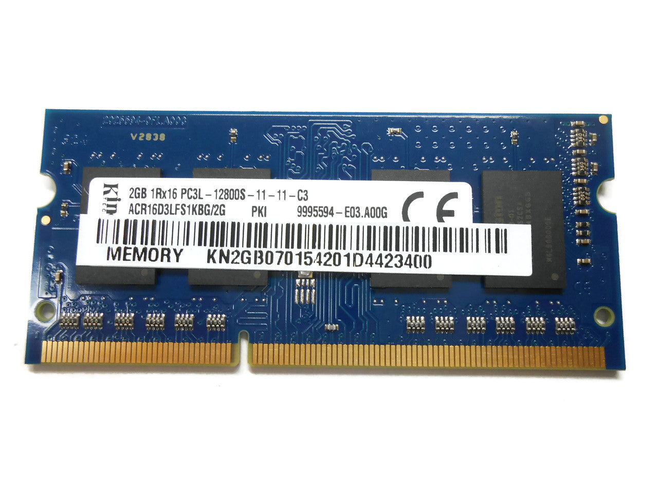 Genuine PC3-12800 DDR3 Memory Module ACR16D3LFS1KBG/2G – notebookparts.com