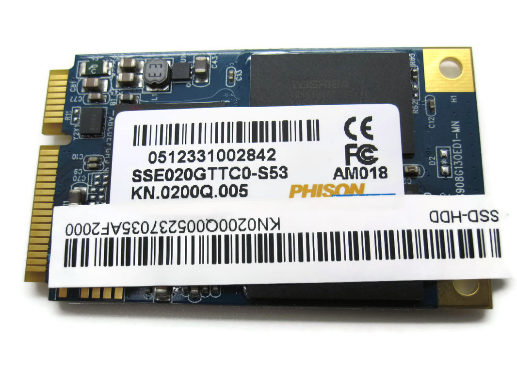 Phison Mini PCI-E SATA 20GB Solid State Drive SSD SSE020GTTC0-S53