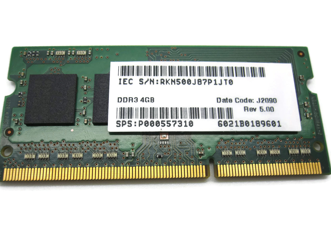 Toshiba 4GB Ram DDR3-1600MHz PC3-12800 Memory P000557310 