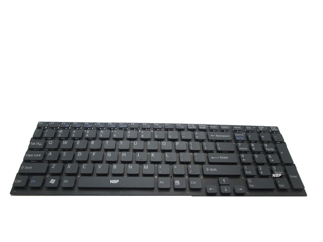 Tastiera nera senza cornice compatibile per Sony Vaio PCG Tastiera nera senza cornice compatibile per Sony Vaio PCG