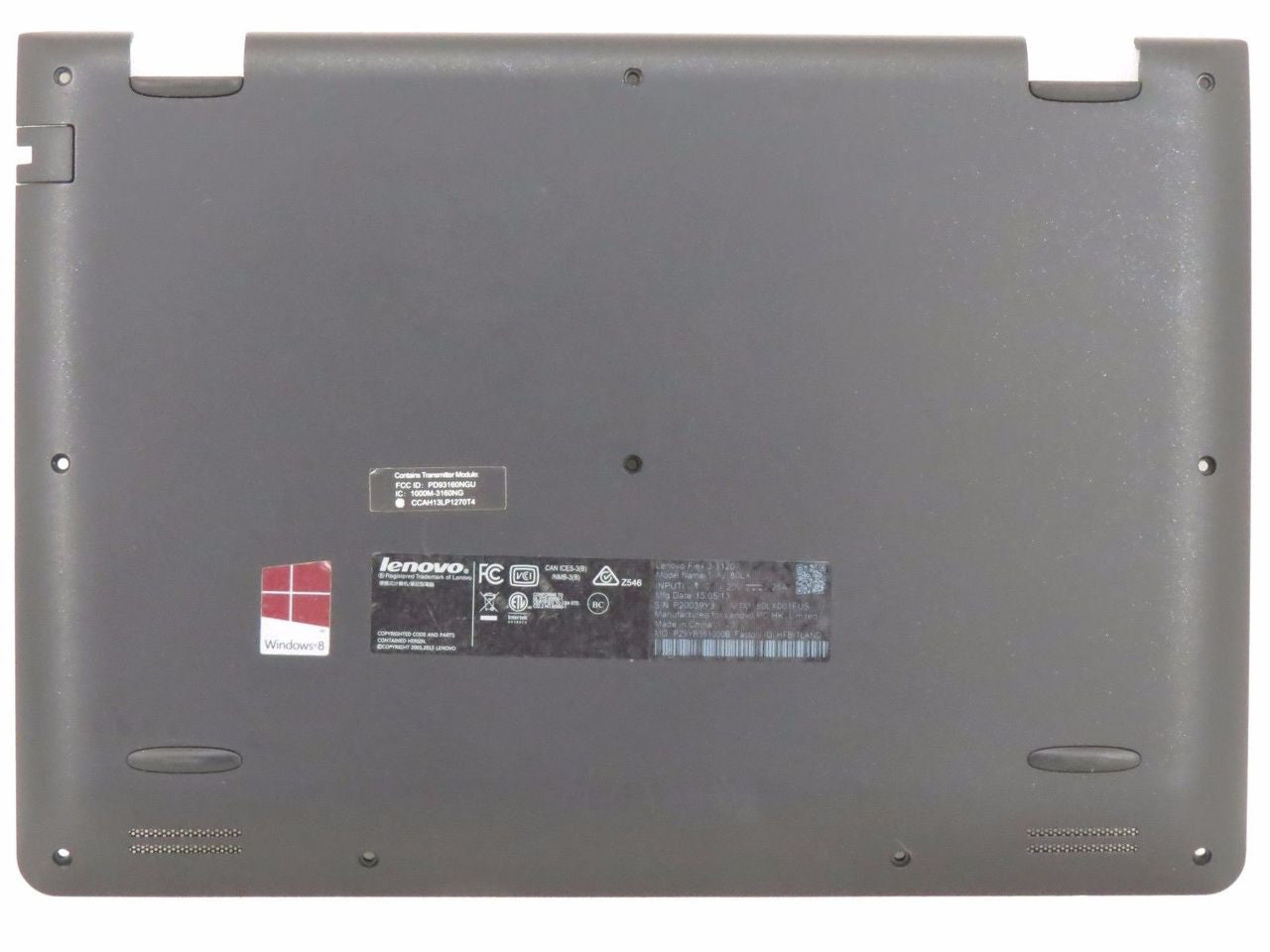 Capot Arrière écran Pour Lenovo Yoga 300-11IBR - Réf. 8S1102-0239 - Occasion Fonctionnel - Garantie 6 Mois