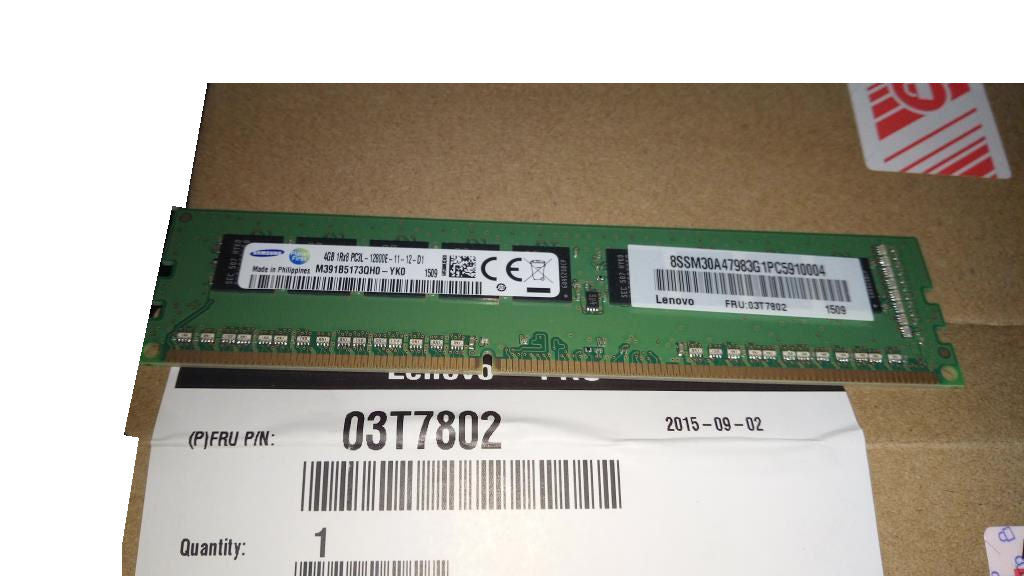 32GB (4x8GB)Lenovo Original memory For ThinkServer RS140 TS130 TS140