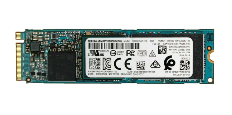 ③-WA473-KIOXIA NVMe 512GB SSD 1点 L38667-001_KXG60ZNV512G__55210