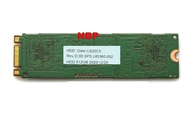 Genuine HP Kioxia PCIe NVMe M.2 22x80mm 512GB SSD Drive L85360-002