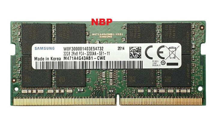 New Genuine Samsung 32GB PC4-25600 3200MHz SoDIMM Memory