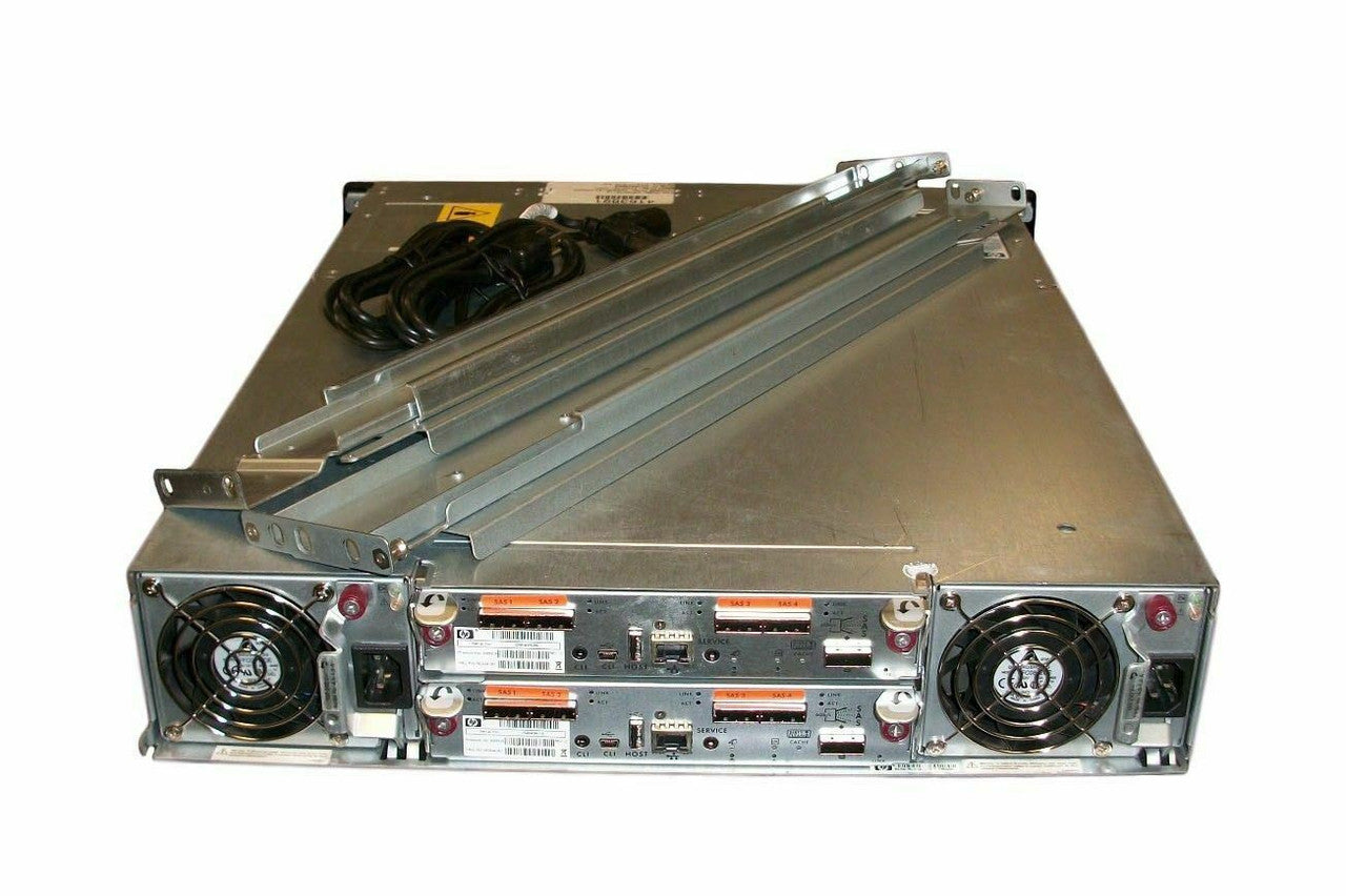New Genuine HP P2000 G3 Array AW593A Dual Controllers Dual Power, Rail ...