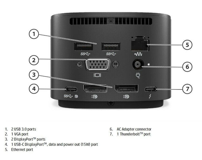HP Thunderbolt Dock 280W G4◆HSN-IX03 Amazon.com: HP Thunderbolt Dock 280W G4 w/Combo Cable